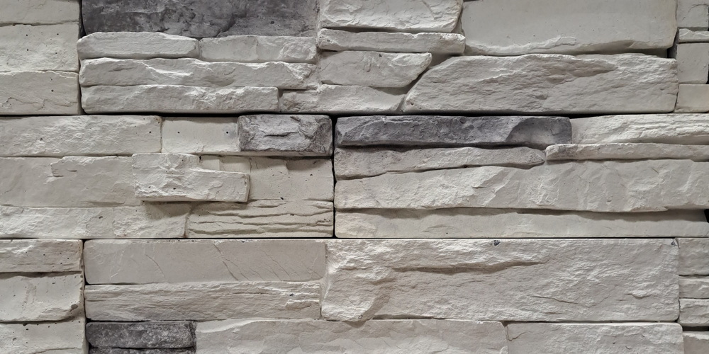 FAUX STONE VENEER QUICK FIT WALL PANEL GREY WILLOW